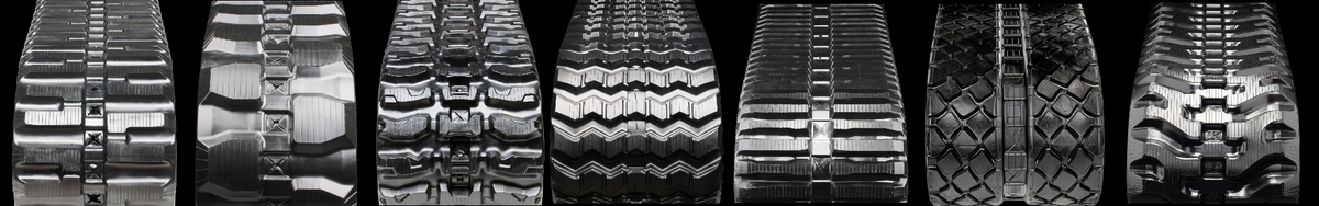 457x101.6x56 / 18x4x56 heavy-duty MTL rubber tracks,multi-bar tread pattern