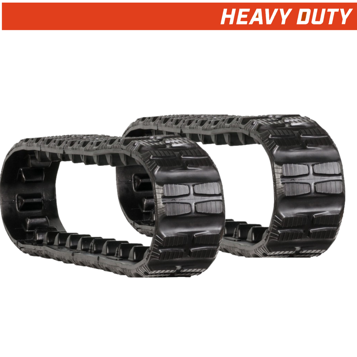 Set of 2 250x88x37 heavy-duty toro-dingo rubber tracks, butterfly pattern