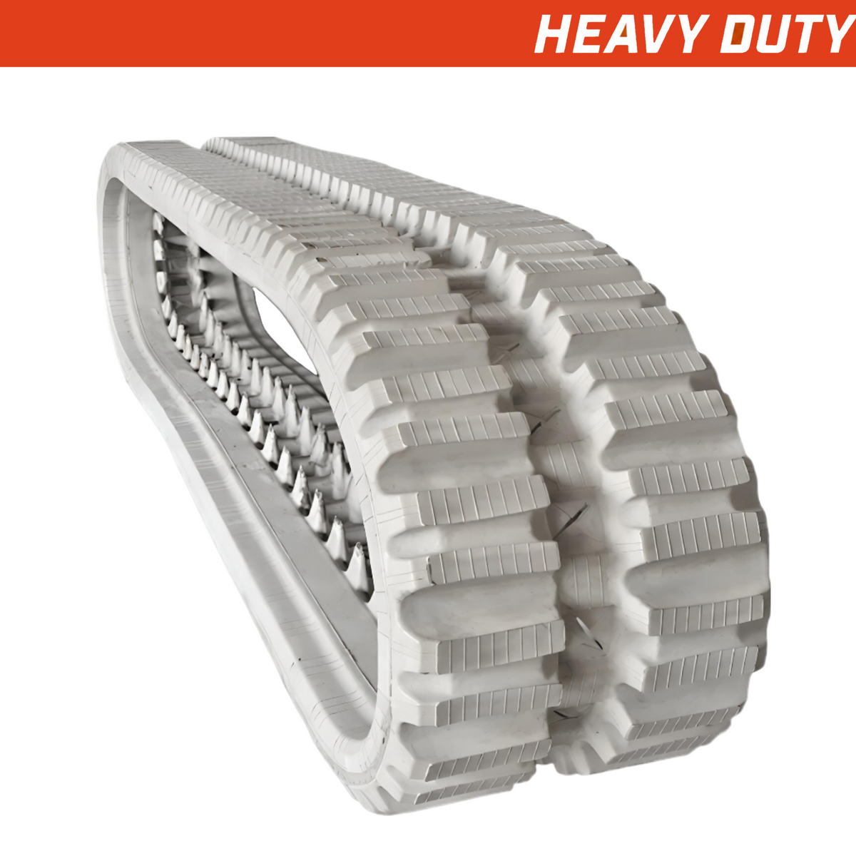 450x86x52 heavy duty CTL rubber tracks, non-marking multi-bar tread pattern