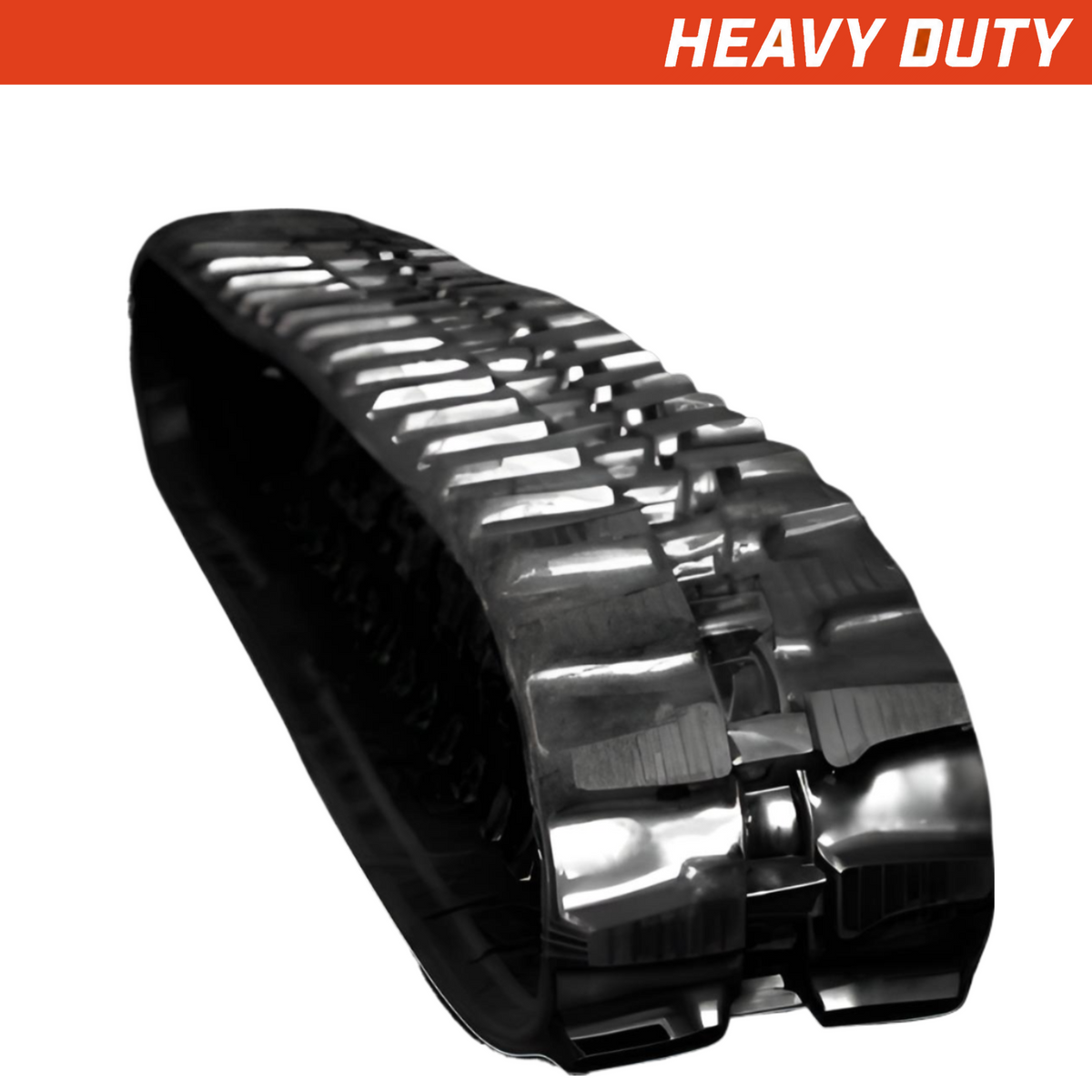 200x72x36 heavy-duty mini excavator rubber track, bi-directional tread pattern