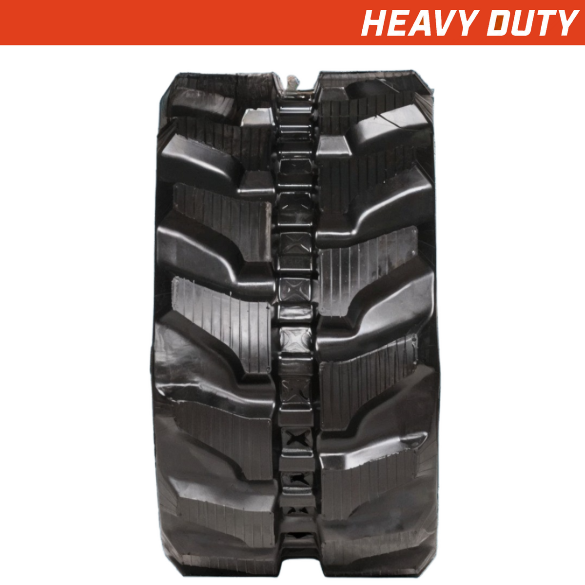 300x53x84 heavy-duty mini excavator rubber track, K tread pattern
