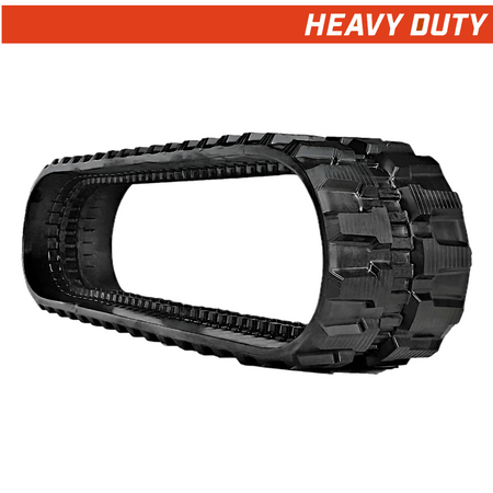 300x52.5x82 heavy-duty mini excavator rubber track, block tread pattern