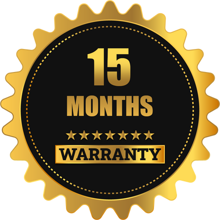 Supertrak 15-months warranty guarantee seal.