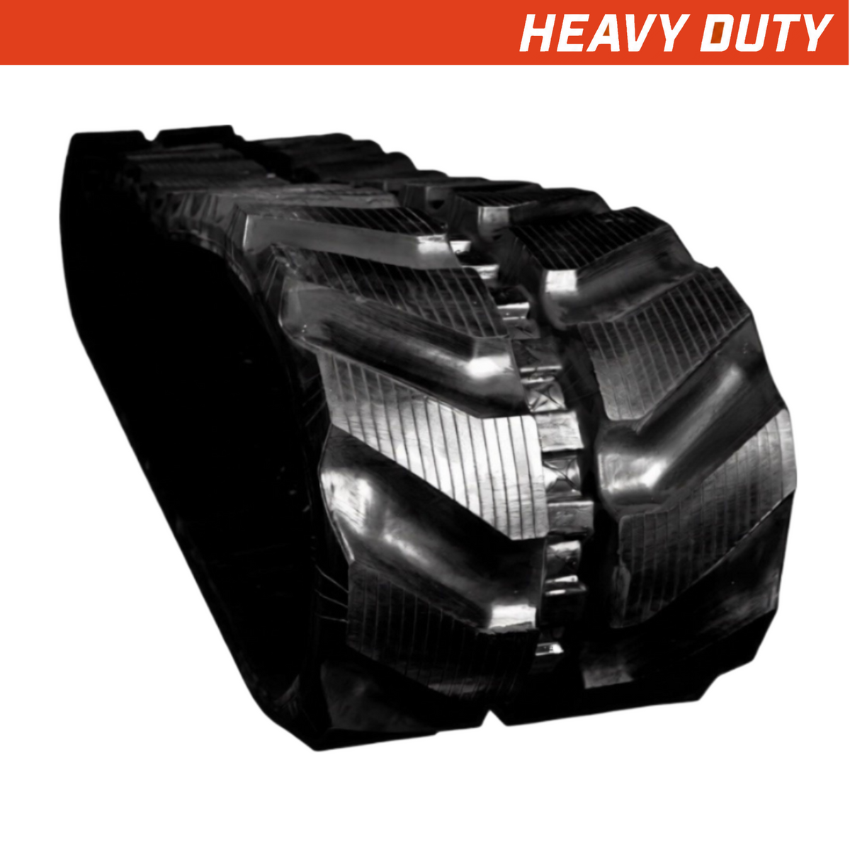 450x81.5x74 heavy-duty mini excavator rubber tracks, directional tread pattern
