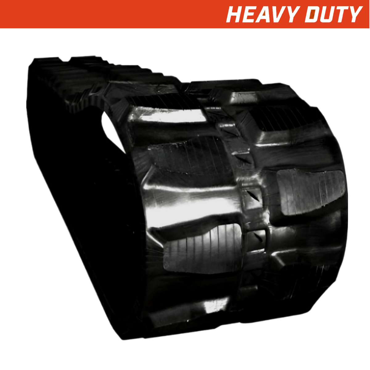 450x83.5x72 heavy-duty mini excavator rubber tracks, block tread pattern